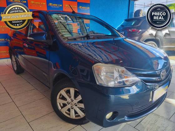 TOYOTA ETIOS 1.5 XLS 16V FLEX 4P MANUAL TOYOTA ETIOS 1.5 XLS 16V FLEX 4P MANUAL